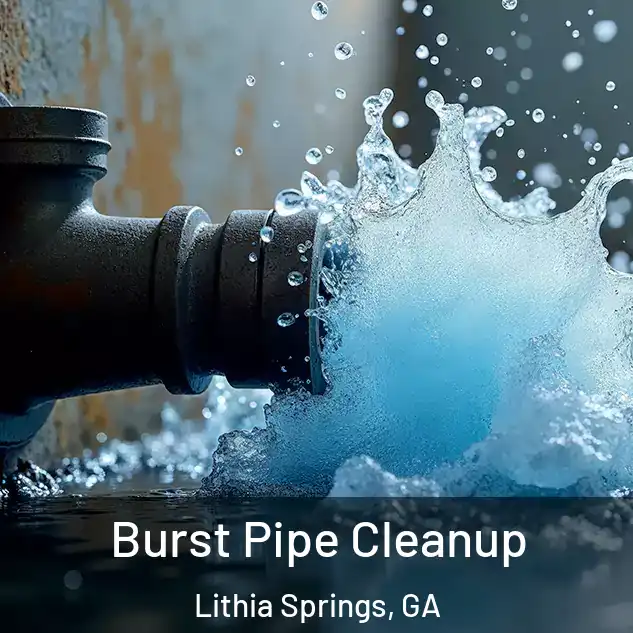  Burst Pipe Cleanup Lithia Springs, GA