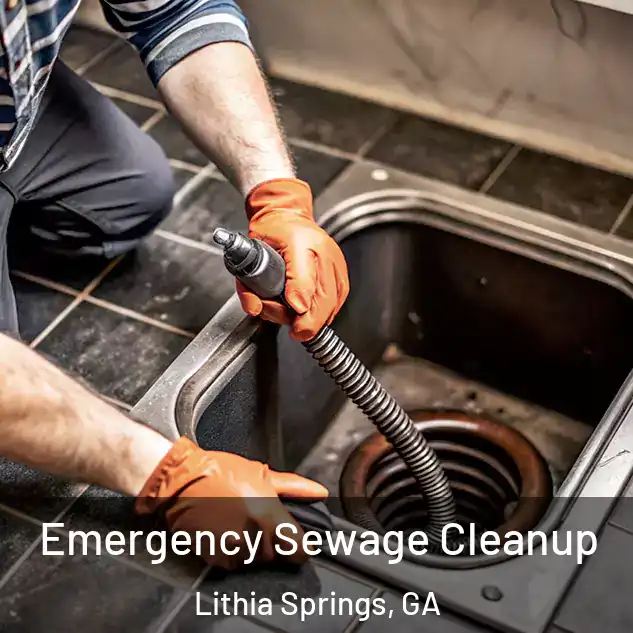  Emergency Sewage Cleanup Lithia Springs, GA