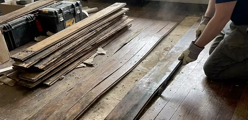 Wood Veneer Water Damage Repair Lithia Springs