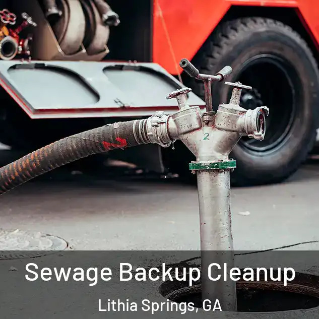  Sewage Backup Cleanup Lithia Springs, GA