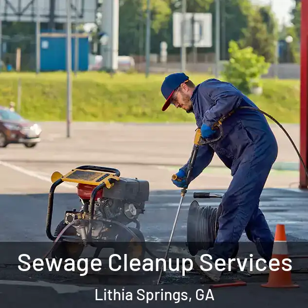  Sewage Cleanup Services Lithia Springs, GA